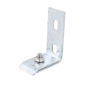 Galaflor Wandanschlusswinkel für Doppelstabmatten 100x70 mm Verzinkt