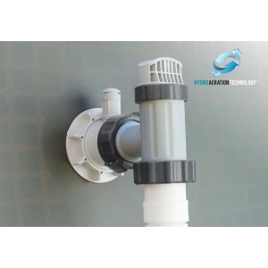 Detailaufnahme der Intex Krystal Clear Kartuschenfilteranlage C1000 am Pool.
