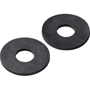 2er-Set Dichtmanschetten, Ø 28,5/64 mm, aus Gummi, für Spülrohrdichtungen.