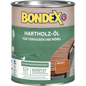 Dose Bondex Hartholz-Öl Universal Meranti 750ml für Holzschutz und Pflege.