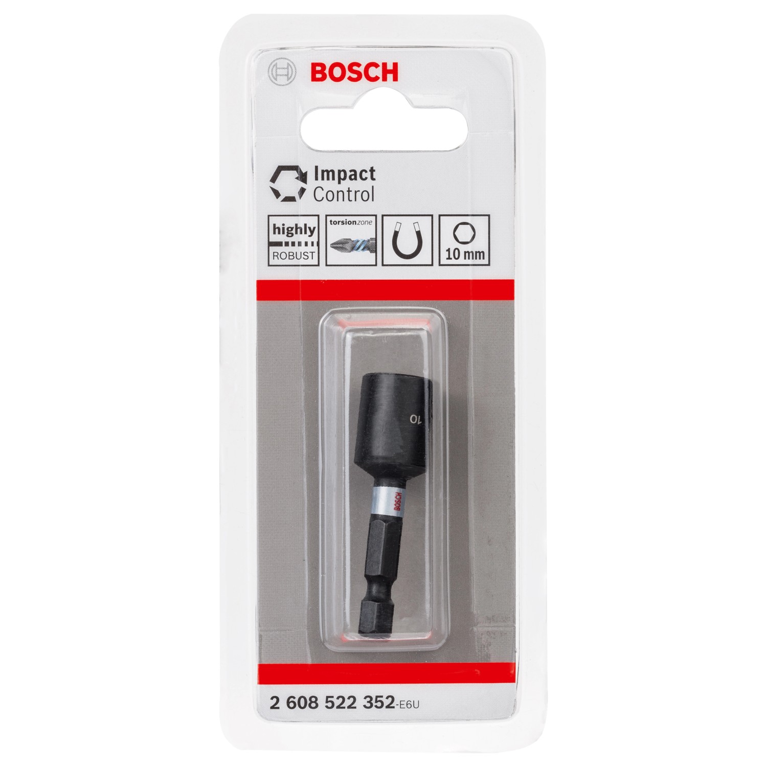 Bosch Pick and Click Steckschlüssel Impact Control 50 mm SW10 mm