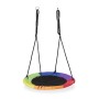 Relaxdays Nestschaukel Stahl Bunt Höhenverstellbar Ø 100 cm