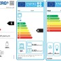 Energieeffizienzlabel für PKM Einbaugeräte der Küchenzeile Orlando: Kühlschrank E, Backofen A, Dunstabzugshaube A.