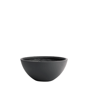 Anthrazit Pflanzschale Bowl Premium, 28 cm, frostbeständig.