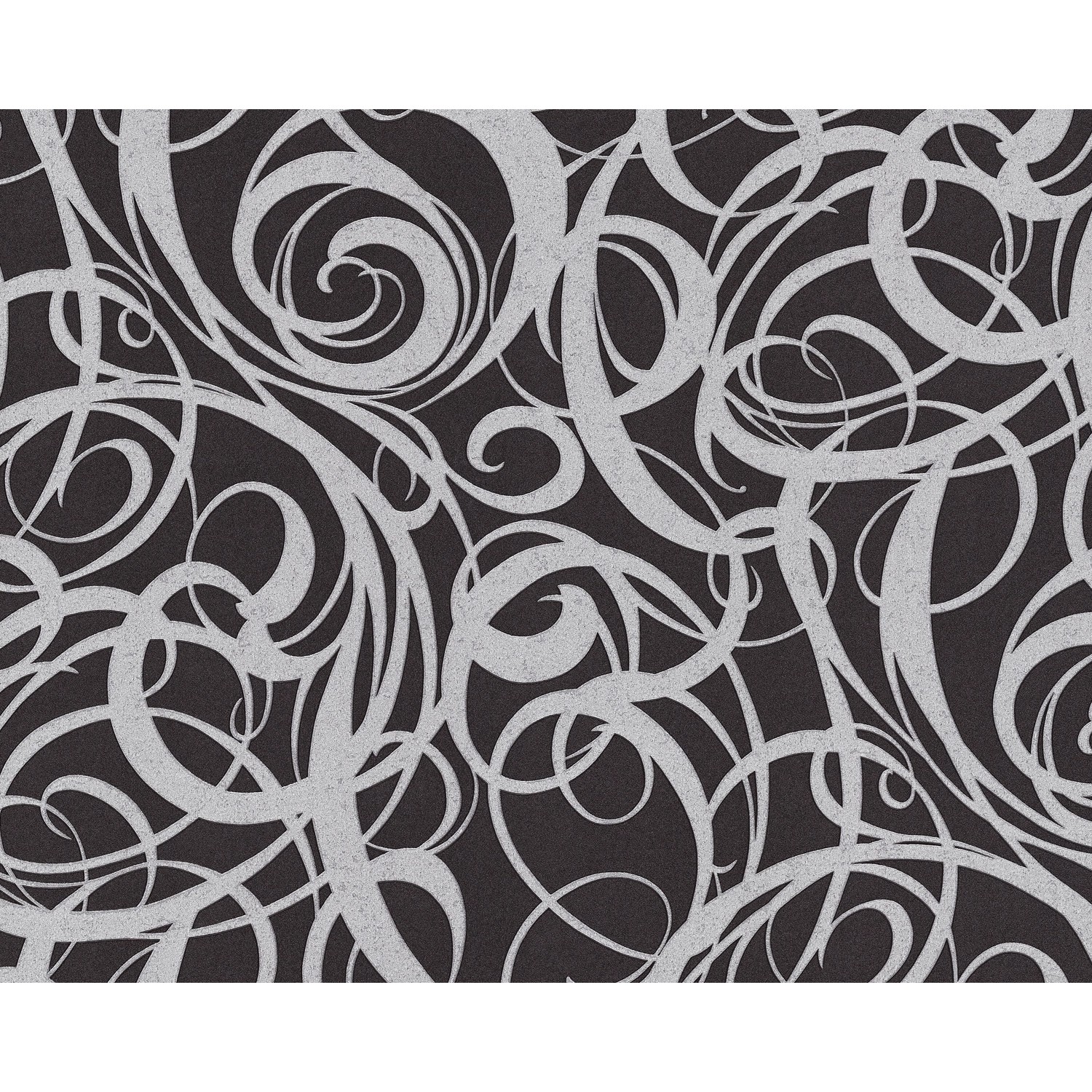 EDEM 81136BR29 Grafik Tapete metallische Akzente Anthrazit Silber 1,06 m x günstig online kaufen