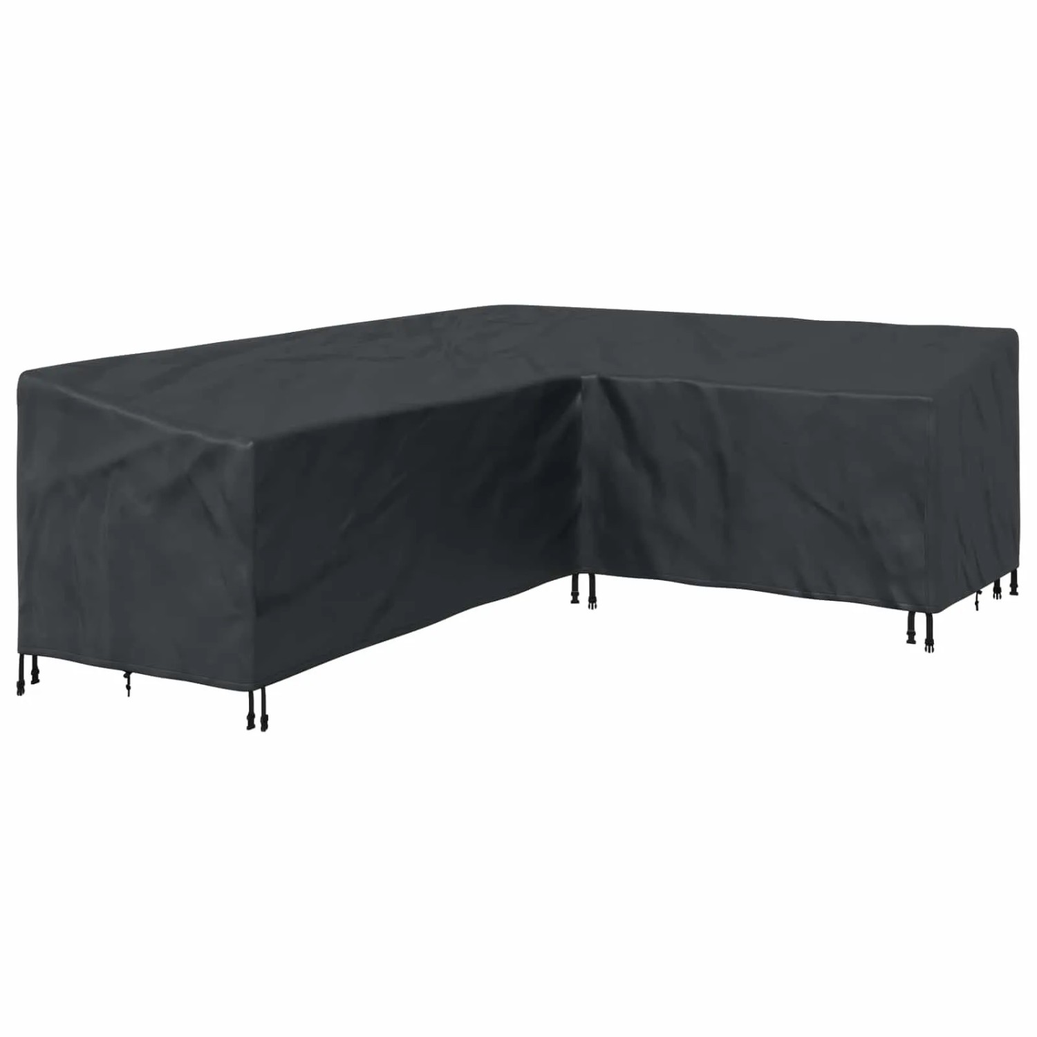 vidaXL Möbelbezug Schwarz 260 x 210 x 80 cm 210D Oxford Stoff 4105681 günstig online kaufen
