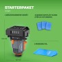 Thermacell Mückenabwehr Backpacker Gerät Starterpaket mit Wirkstoffplättchen und Reisebeutel.