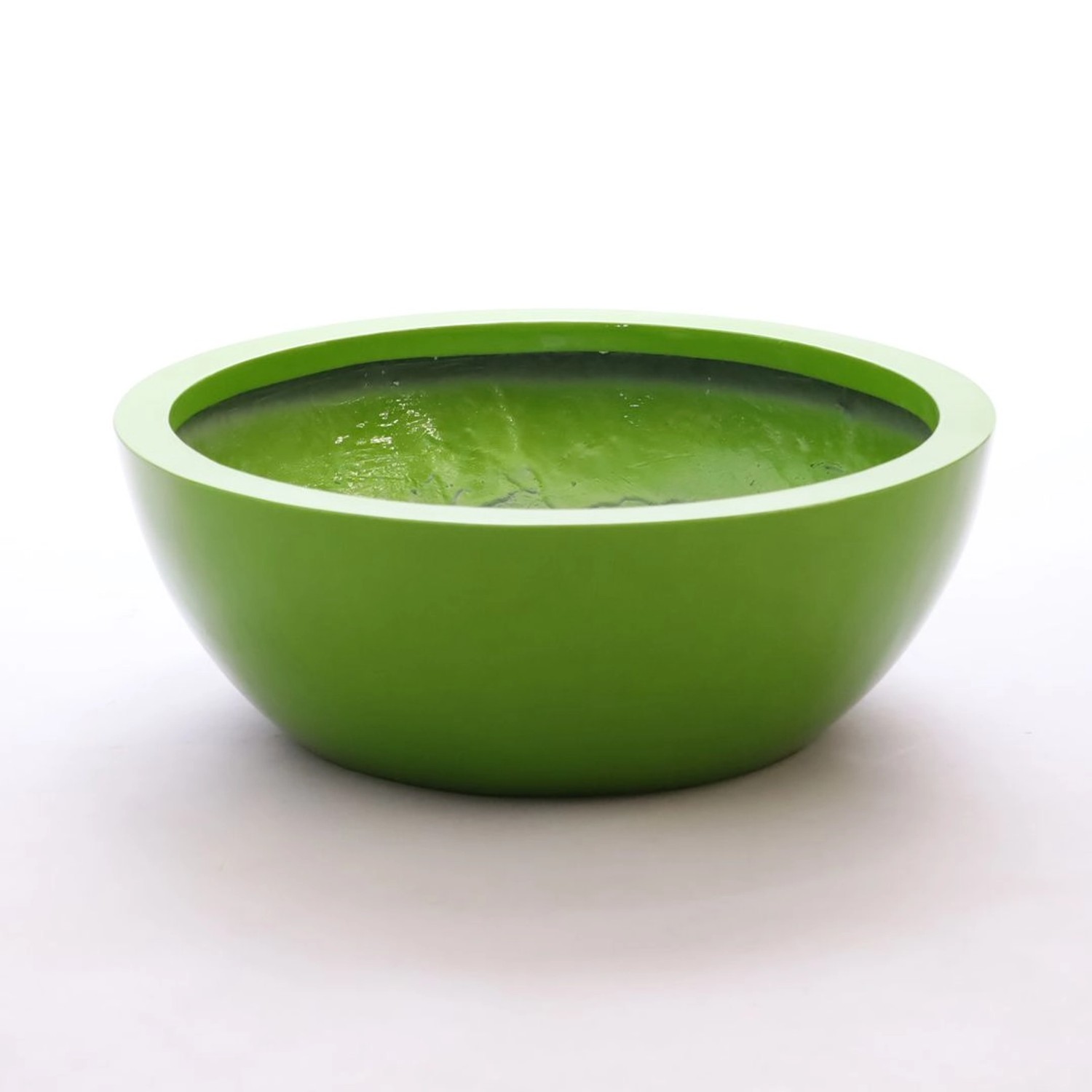 Elegant Einrichten Pflanzkübel Fiberglas Schale-Rund D34xH12cm Hochglanz-Av günstig online kaufen