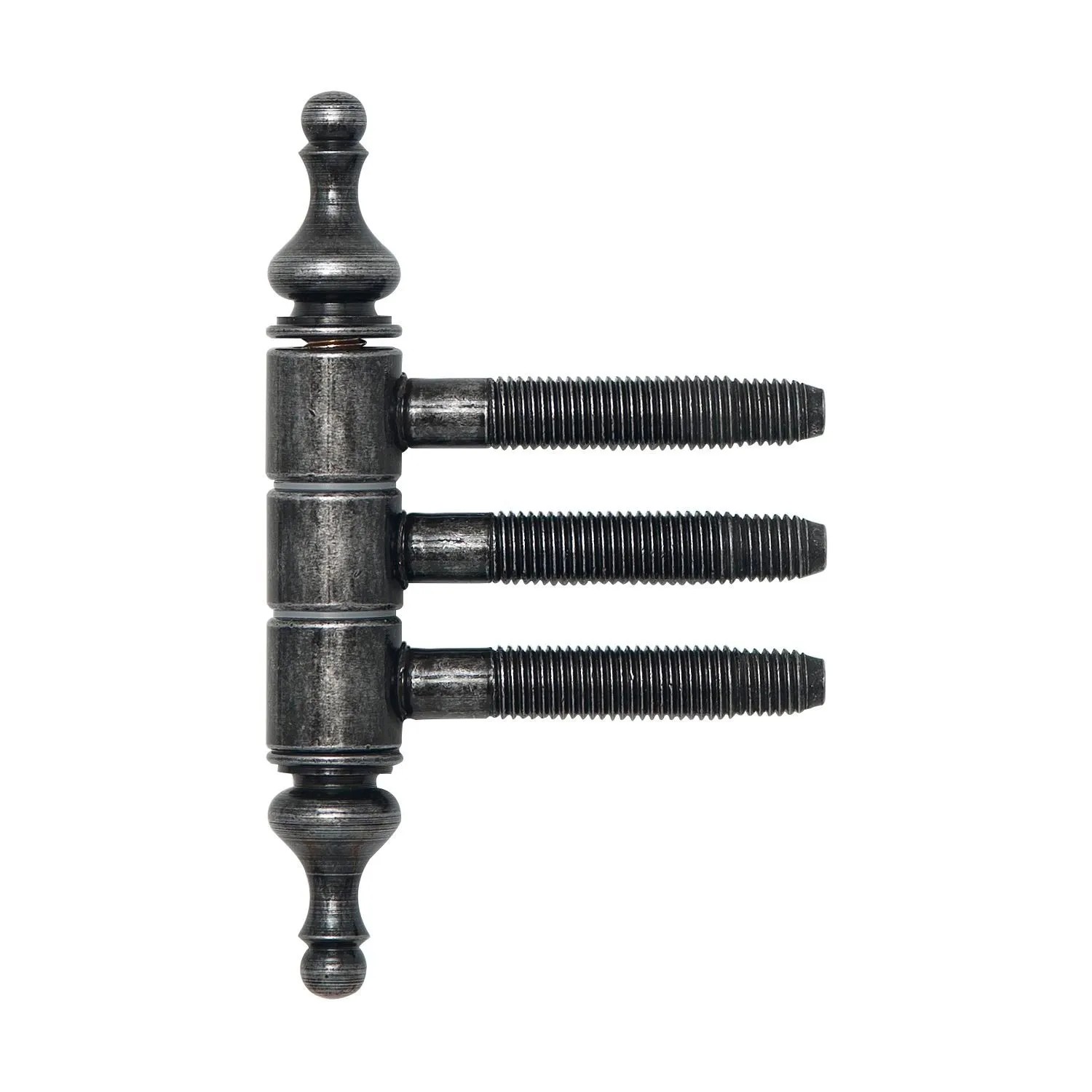 Sfs Einbohrzierband ø 16 mm Türband mit 3-Stufengewindebolzen Schwarz Antik