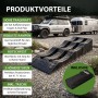 TRUTZHOLM Auffahrkeile für Wohnmobil, 3,5t, 60x21x12 cm, mit Tasche. Zubehör für Autoanhänger.