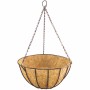 Siena Garden Hängeampel Classic, Ø 35 cm, mit Kokoseinlage, Kette und Haken.