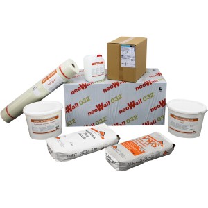 WDVS Premium-Paket: Komplettset mit Dämmplatten, Armierungsgewebe, Mörtel, Grundierung, Dübel, Putz und Farbe.