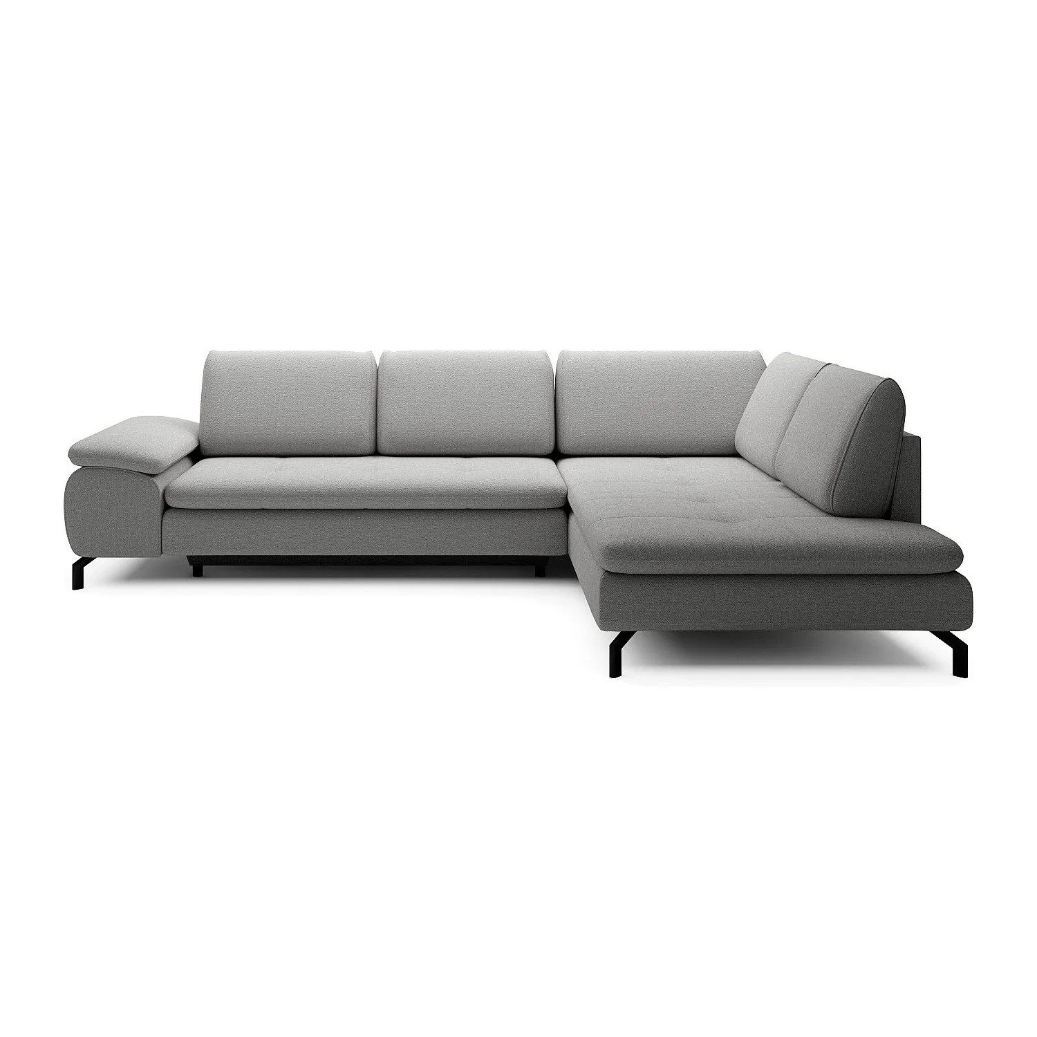 Vente-unique Schlafsofa Archibald Grau 271 cm
