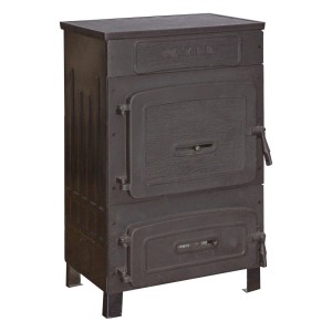 Wamsler Werkstattofen WO 109-6, Stahl, 6 kW. Zeitbrandofen mit zwei Türen und Stahlverkleidung.