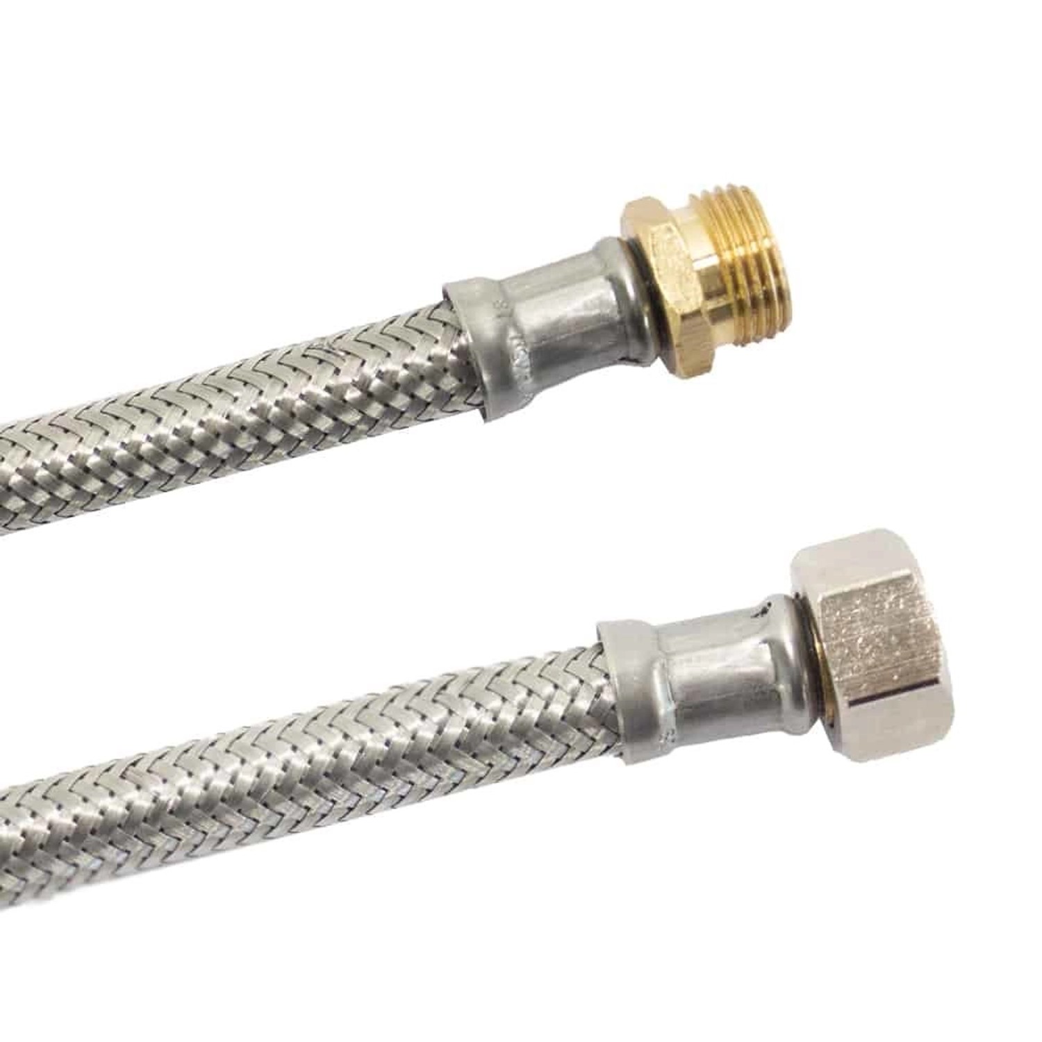 Klasebo Panzerschlauch 3 8  Edelstahl Flexschlauch DVGW 2000mm