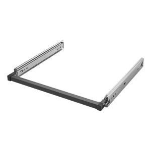 SOTECH VarioSlide Schubladenschienen KV2-100-H53-1200 EH 1200 mm bis 100 kg Einhandverriegelung Schwarz für Schubladen ohne Front bis 600 mm Breite