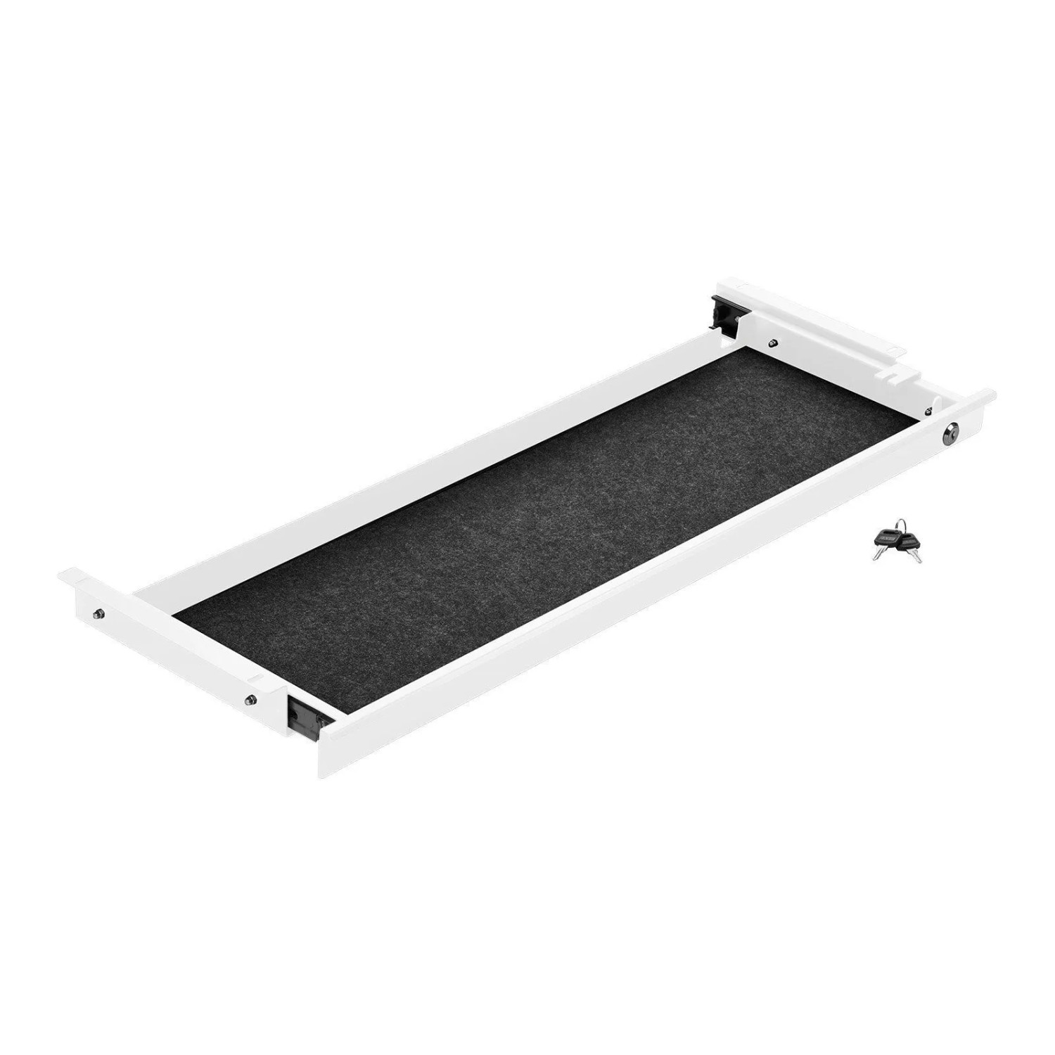 SOTECH CAVO Unterbau Dokumentenschublade 850 x 265 x 45 mm Weiß Abschließbar