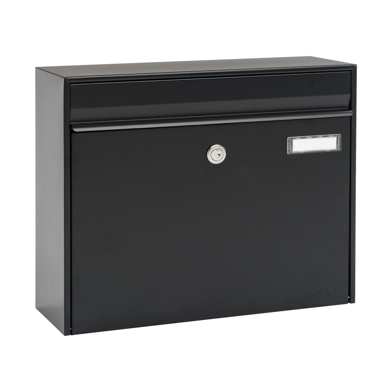 MEFA Briefkasten Vals Schwarz 31 cm x 38 cm x 14,5 cm günstig online kaufen