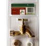 Arves Wasserhahn (3/4) aus Messing, Zubehör für Regentonnen und Wasserzapfstellen.