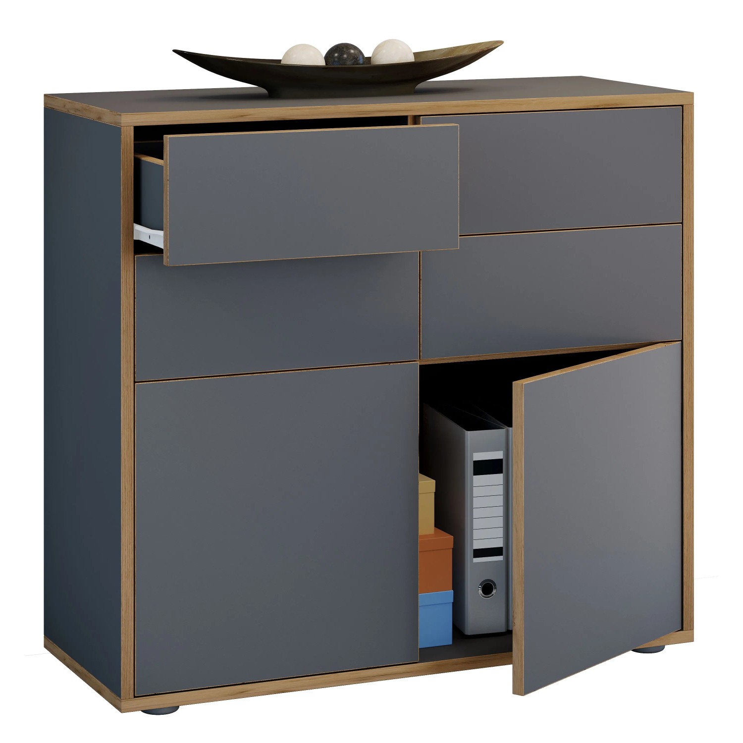 VCM Kommode & Sideboard Salia Anthrazit