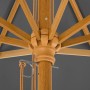 Detailaufnahme Schneider Marktschirm, Ø 300 cm, anthrazit, mit Seilzugmechanik.