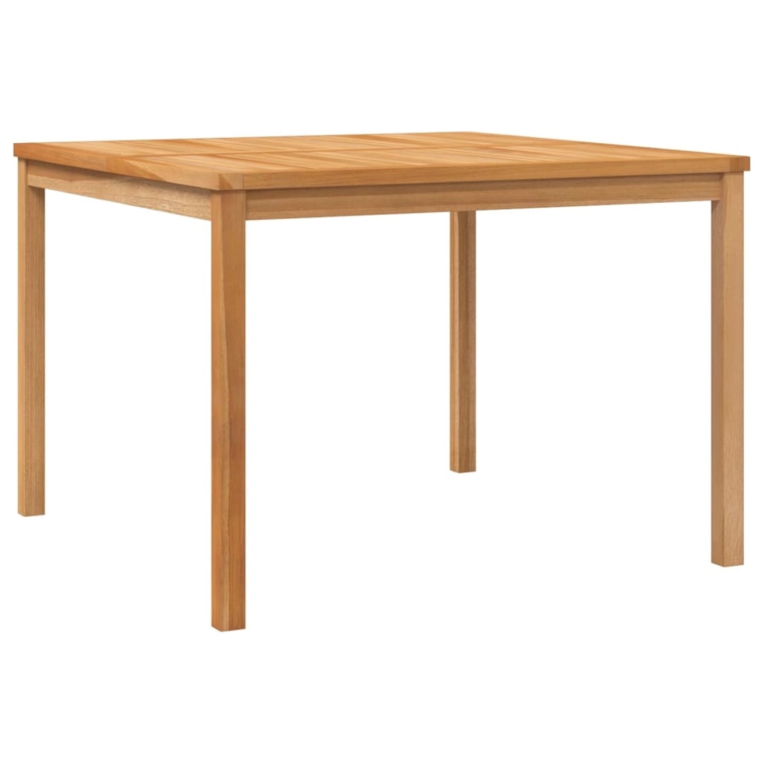 vidaXL Garten-Esstisch 110x110x77 cm Massivholz Teak 316637 günstig online kaufen