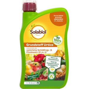 Solabiol Grundstoff Urtica Konzentrat 1 l zur Pflanzenstärkung und Schädlingsabwehr.