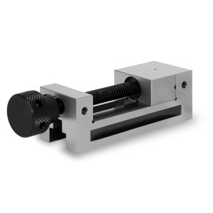 EBERTH Präzisionsschraubstock, 50mm Backenbreite, 65mm Spannweite, für präzise Werkstücke.