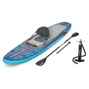 Bestway SUP Board-Set Oceana mit Sitz, Paddel und Pumpe. Allround Stand Up Paddle Board in blau/grau.