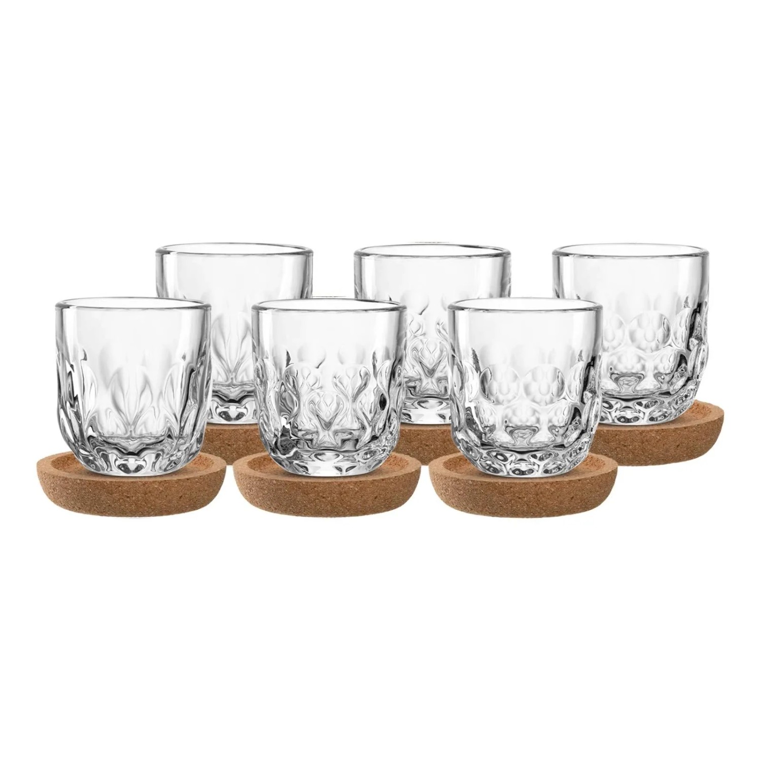 Leonardo Gocce Espresso-Set mit Untersetzer 12-teilig