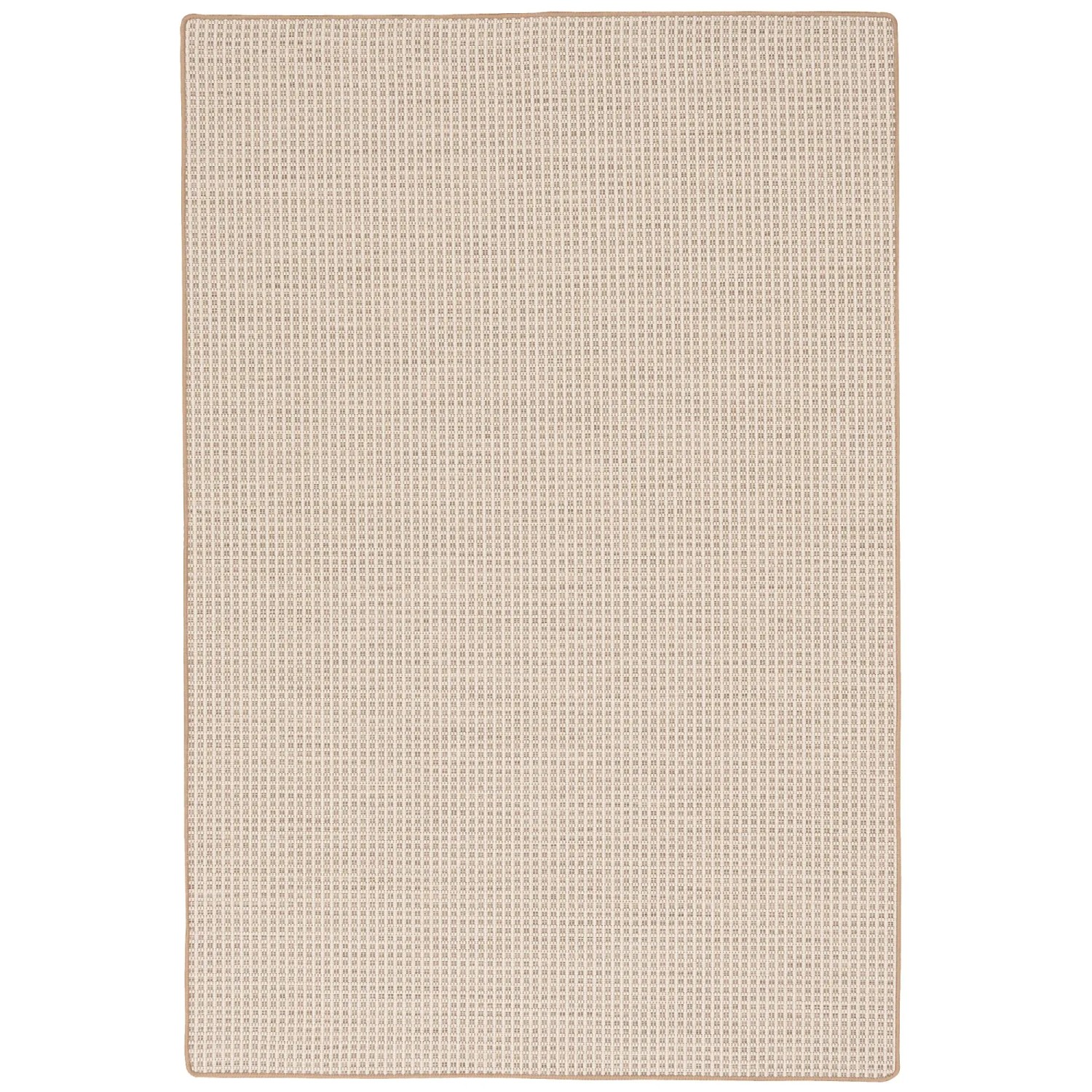 Snapstyle In & Outdoor Teppich Oslo, beige-creme kariert, 160x240cm. Flachgewebe für Innen- und Außenbereich.