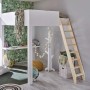Intercon Raumspartreppe Safe Step mit 8 Stufen am Hochbett. Holzleiter aus Fichte.
