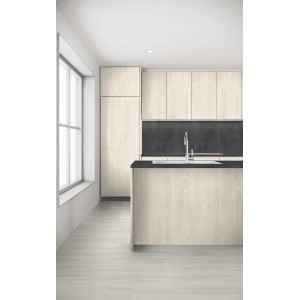 Küchenrückwand Kaindl Travertin Alcamo, Meterware, beige Optik, als Fliesenspiegel oder Sockelblende nutzbar.