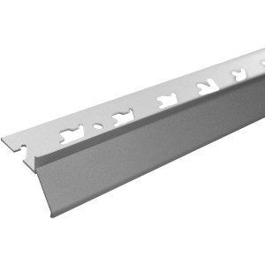 Arcansas Balkonprofil aus Aluminium, beschichtet, 0,7 x 3,8 x 250 cm, für Fliesenkanten auf Balkonen und Terrassen.