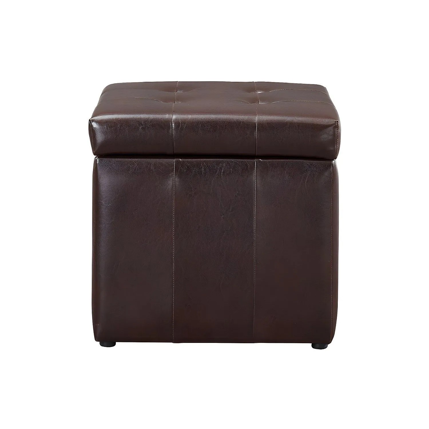 Vente-unique Sitzhocker Serafino Schokoladenbraun 49 cm
