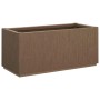vidaXL Garten-Blumenkasten Braun 80 x 36 x 35 cm PP 42036843