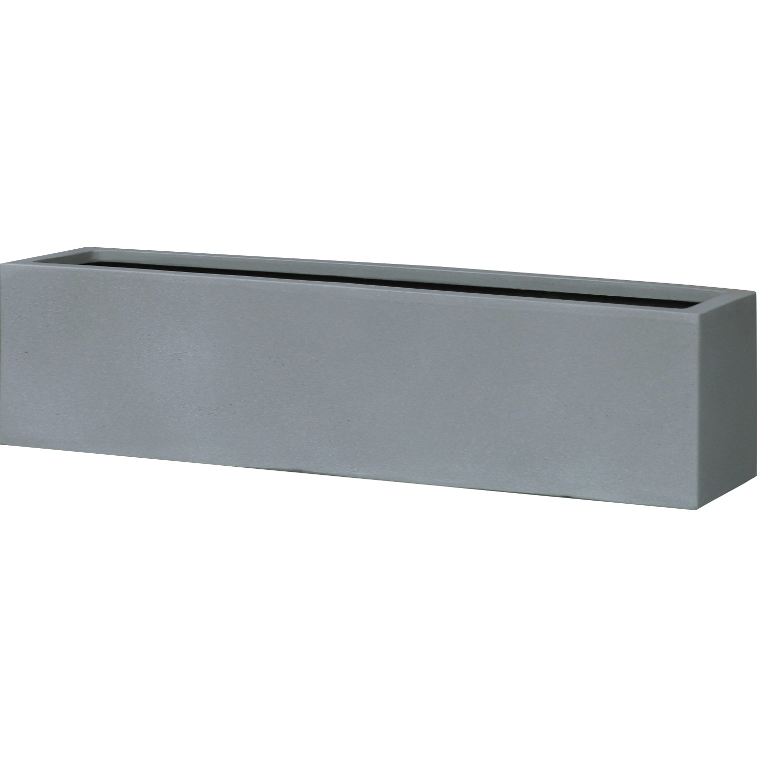 Blumenkasten Balkon Fiberstone Grau Matt 80 x 20 x 20 cm kaufen bei OBI