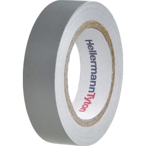 Hellermann VDE-PVC-Isolierband, grau, 10m Rolle.