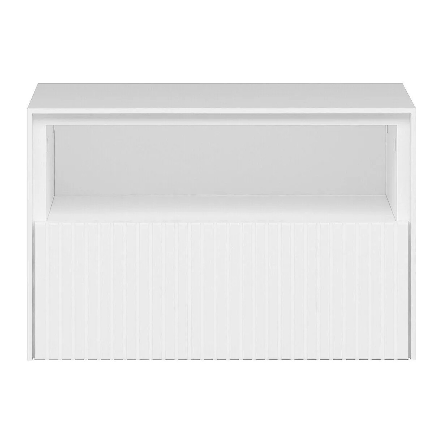 Vente-unique Nachttisch Caldrin Weiß 54 cm