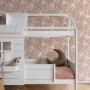 ESTAhome Vliestapete mit Einhörnern in Altrosa für ein zauberhaftes Kinderzimmer.