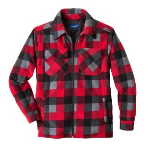 Scheibler Thermojacke Callan, rot-schwarz-grau kariert, Workwear für Herren.