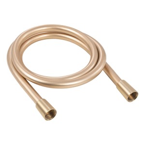 Schöner Wohnen Brauseschlauch Tesko, 175 cm, mattgold mit Verdrehschutz.