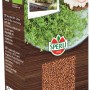 Sperli Bio Microgreen Kresse Saat, Packung mit Kressesamen und Anwendungsbeispiel.
