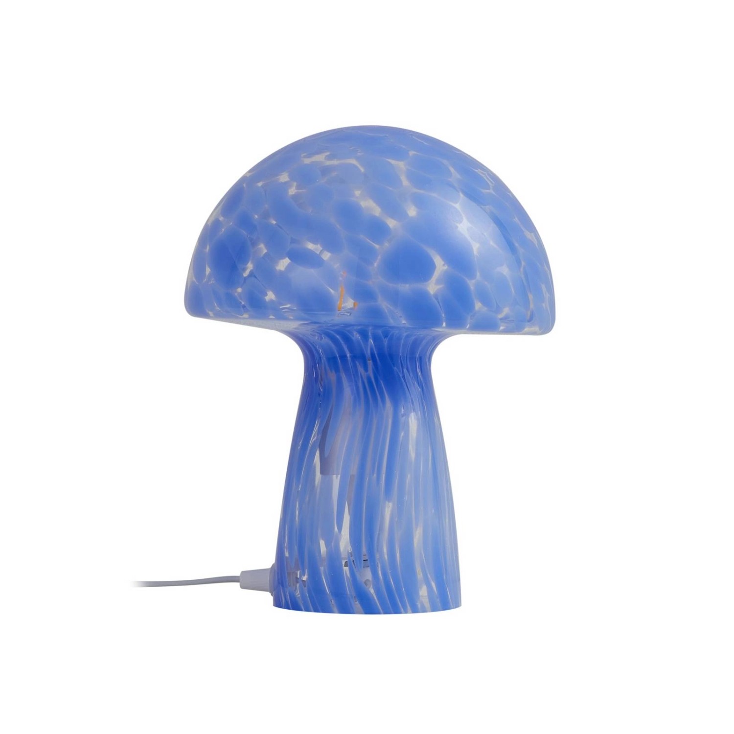 Lindby Tischlampe Hubi 10031336 Modern in Blau aus Glas 1-flammig E27 Wohnz günstig online kaufen