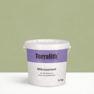 Terralith Mikrozement Fix & Fertig LFC0532 Hellolivgrün 5kg Grob 4,25qm