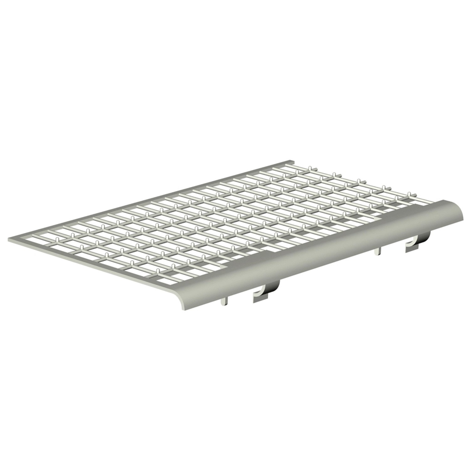 Laubschutzgitter Universal Grau PVC 1 m