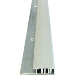 Abschlussprofil Expert, Silber, 10x20x2500 mm, für Laminat und Parkett. Aluminiumprofil zum Schrauben.