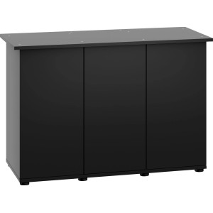 Schwarzer Juwel Aquariumunterschrank SBX Rio 350 für Aquarien, mit drei Türen.