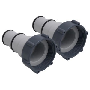 vidaXL Adapter für Poolschlauch 2 Stk Kunststoff 92803