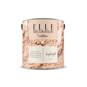 ELLE DECORATION by Crown Wandfarbe Highlight No. 514, matte, 2,5 Liter Dose.